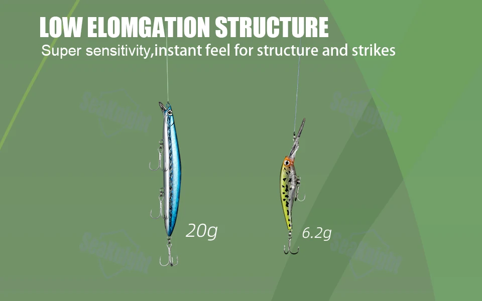 SeaKnight Brand NANO II Series Fishing Lines 300M 100M 4 Weaves Braided Multifilament Seawater-proof UV-proof Si+ Coating 7-15lb