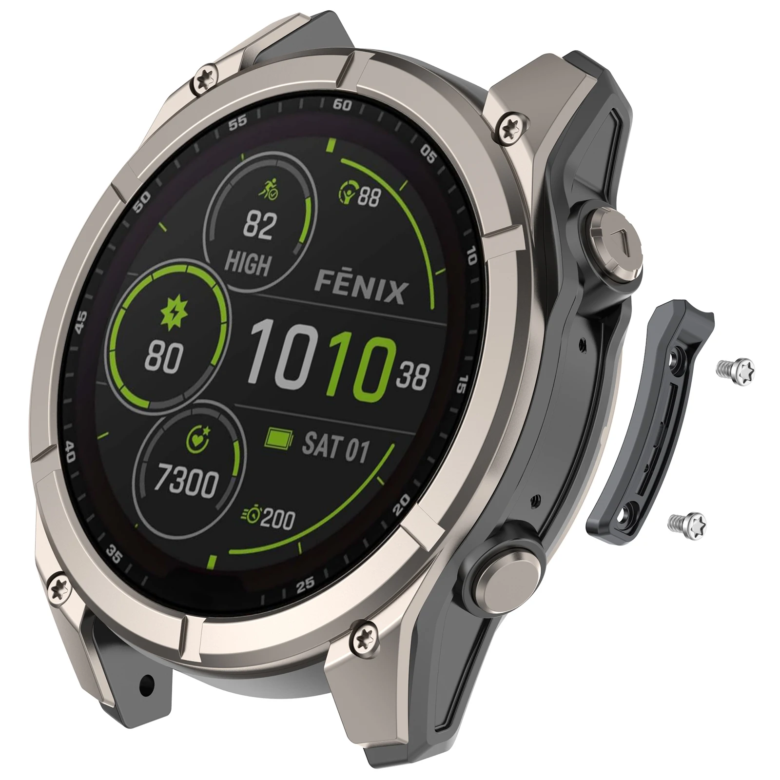 Metal Bumper Guard, Anti-Collision Frame Strip For Garmin Fenix 8 AMOLED/SOLAR 47mm 51mm/Quatix 8/Tactix 8 Watch Accessories