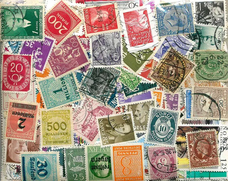 100 Pcs / Lot Postage Stamps Good Condition Used With Post Mark From All The World Wide For Collecting Gift