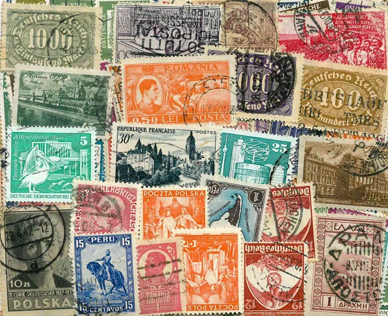 100 Pcs / Lot Postage Stamps Good Condition Used With Post Mark From All The World Wide For Collecting Gift