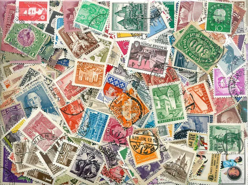 100 Pcs / Lot Postage Stamps Good Condition Used With Post Mark From All The World Wide For Collecting Gift