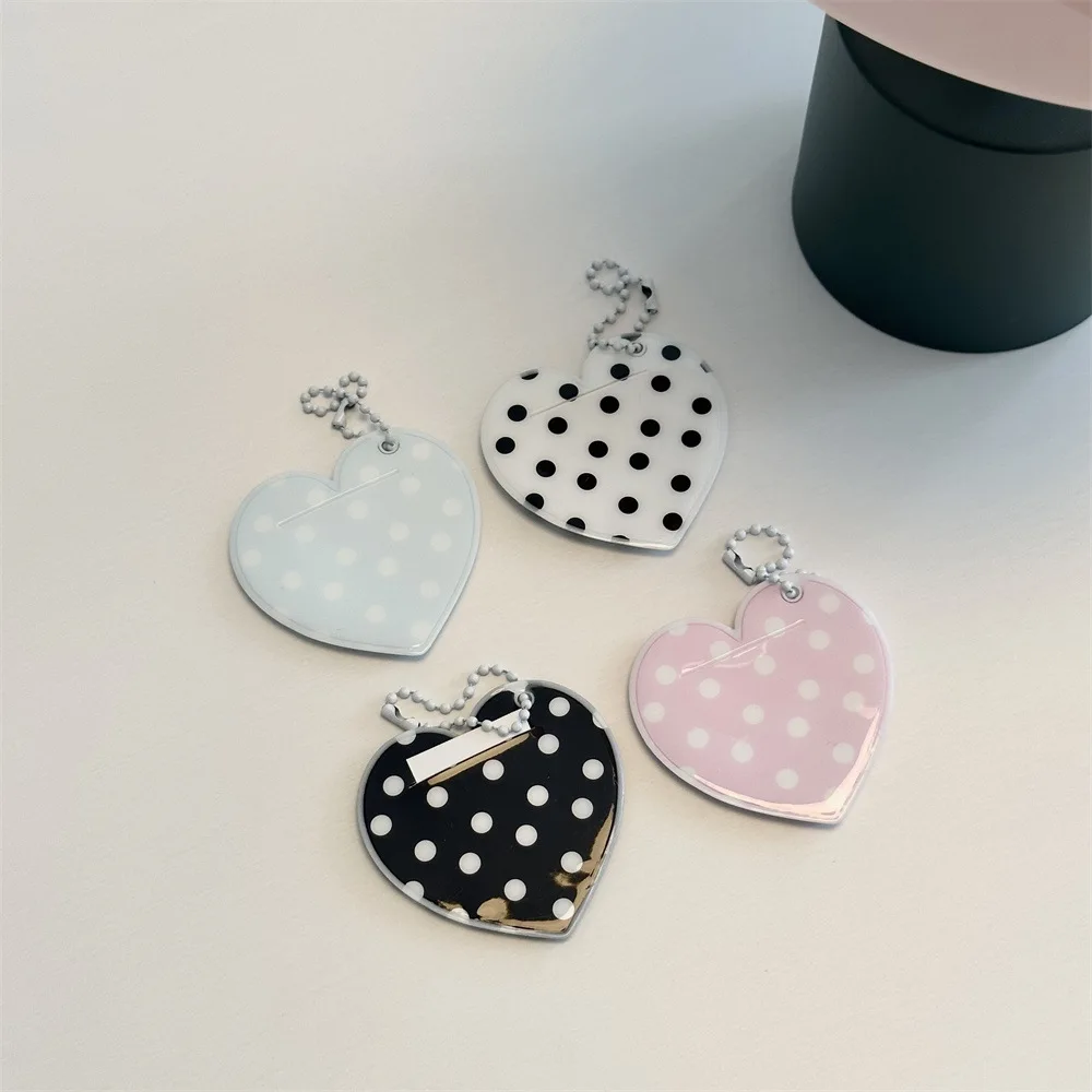 INS Korean Style Photo Card Holder Cute 1 inch ID Photo Storage Display Pendant Keychain Ornaments Star Chasing Girl Gift