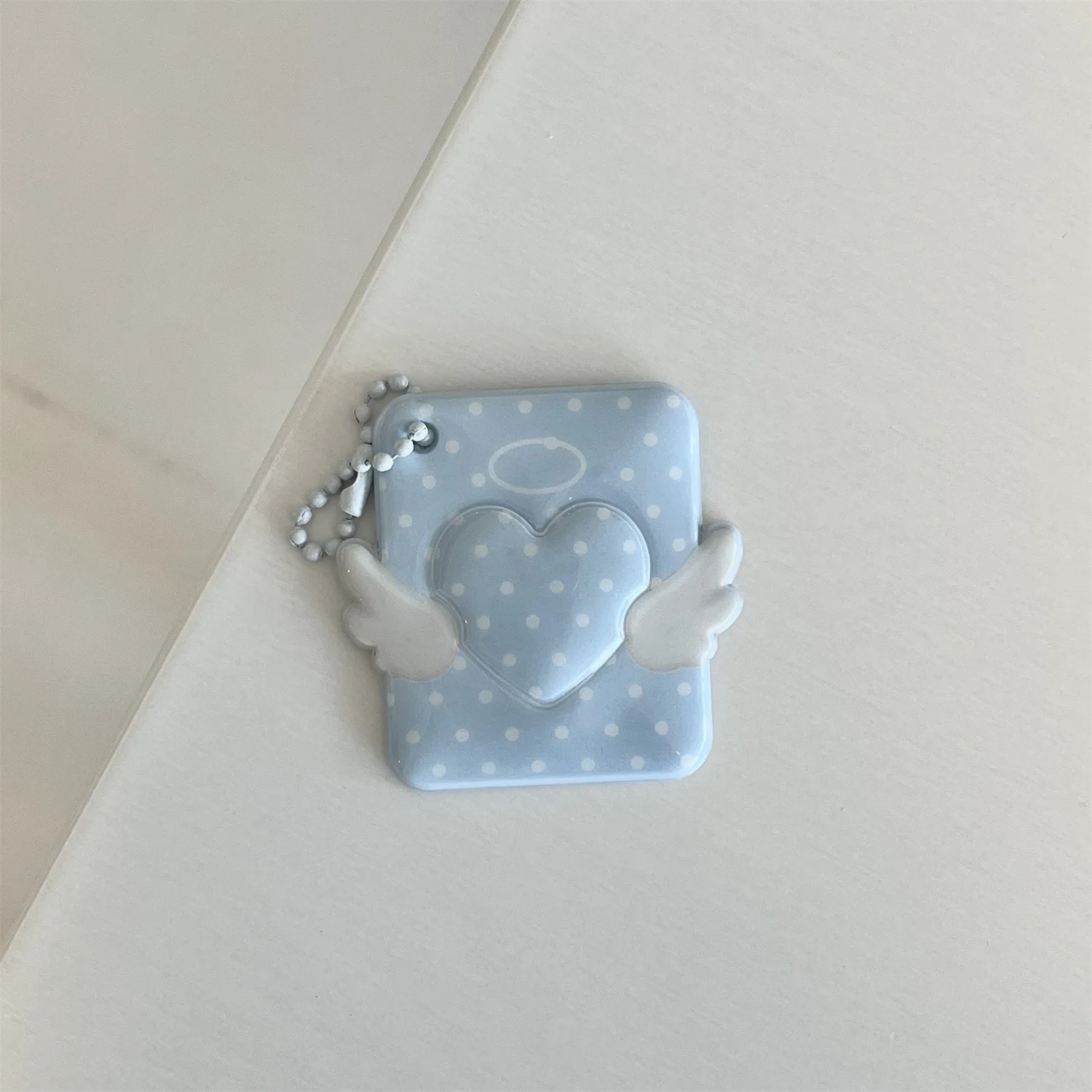 INS Korean Style Photo Card Holder Cute 1 inch ID Photo Storage Display Pendant Keychain Ornaments Star Chasing Girl Gift