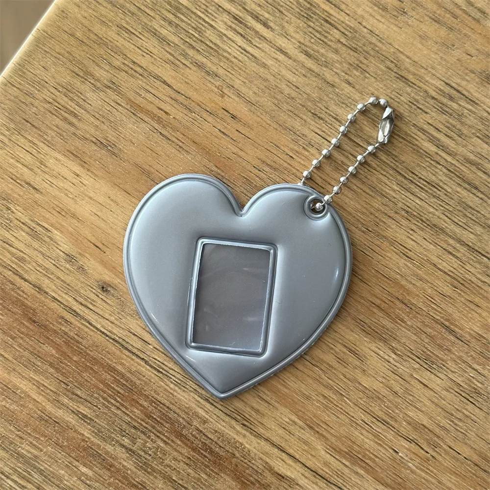 INS Korean Style Photo Card Holder Cute 1 inch ID Photo Storage Display Pendant Keychain Ornaments Star Chasing Girl Gift