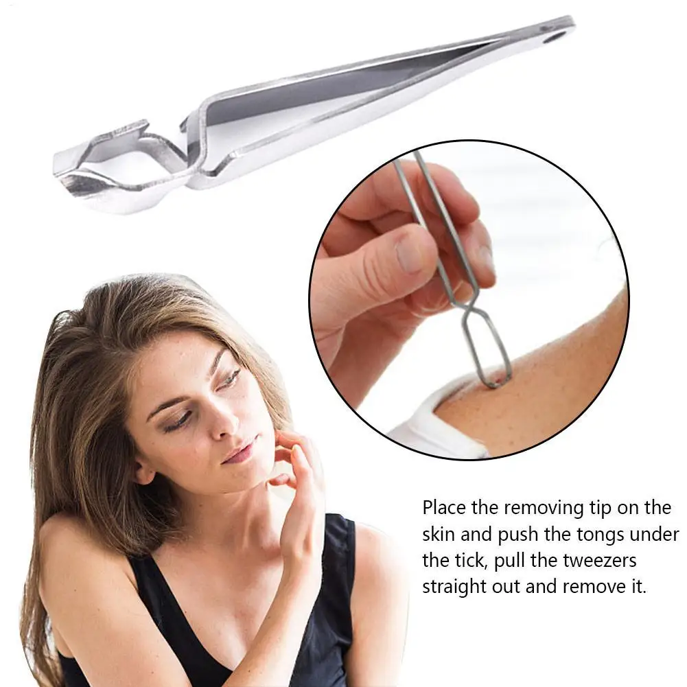 3pcs Remover Tweezer Tick Flea Remover Hook Tick Pull Pet Cat Dog Tick Clamp Accessories Pet Mite Flea Extractor Dog Accessory