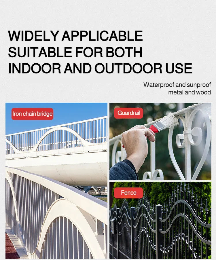 No Grinding Rust Converter Anti-Rust Paint Water-Based Anti-Corrosion Metal Paint for Indoor OutdoorDoor Window Fence Refurbish