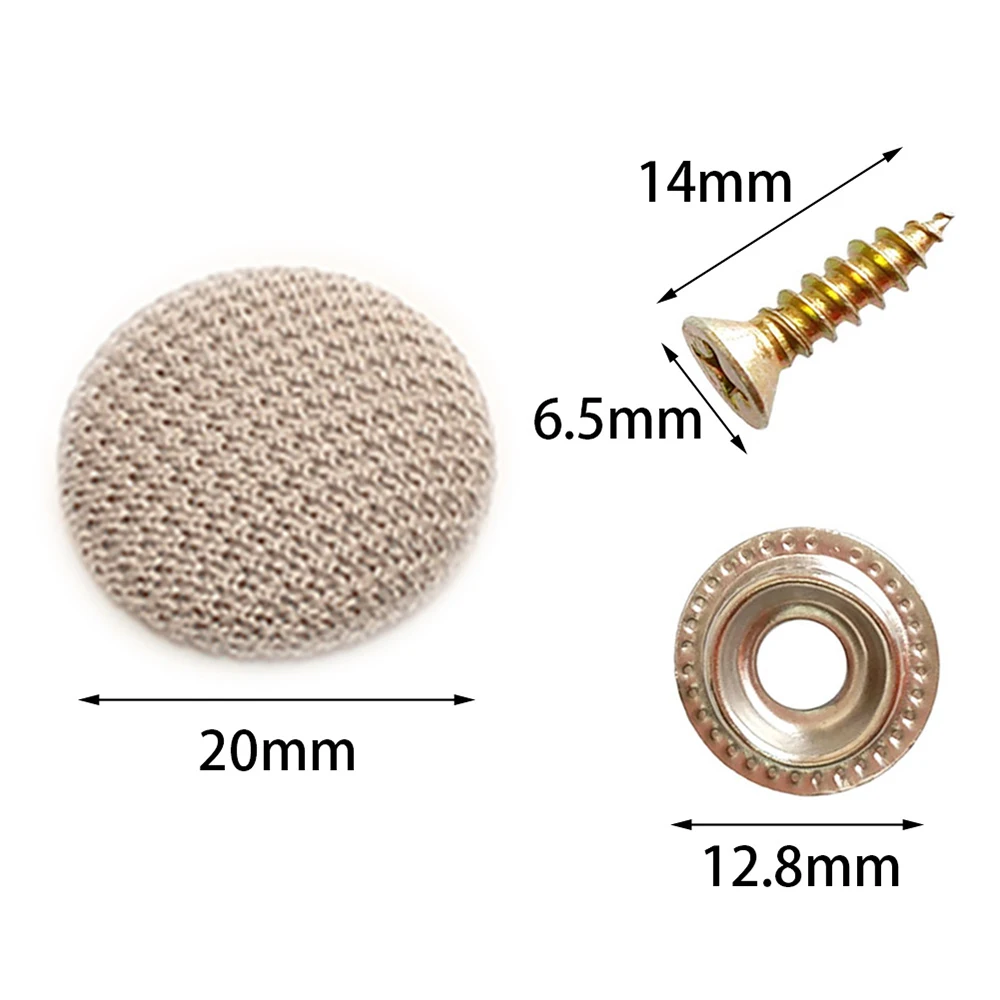 Auto Roof Retaining Buckle Headliner Repair Button Fabric Metal Rivet Car Interior Ceiling Sagging Fix Fastener Pin Clips Kits