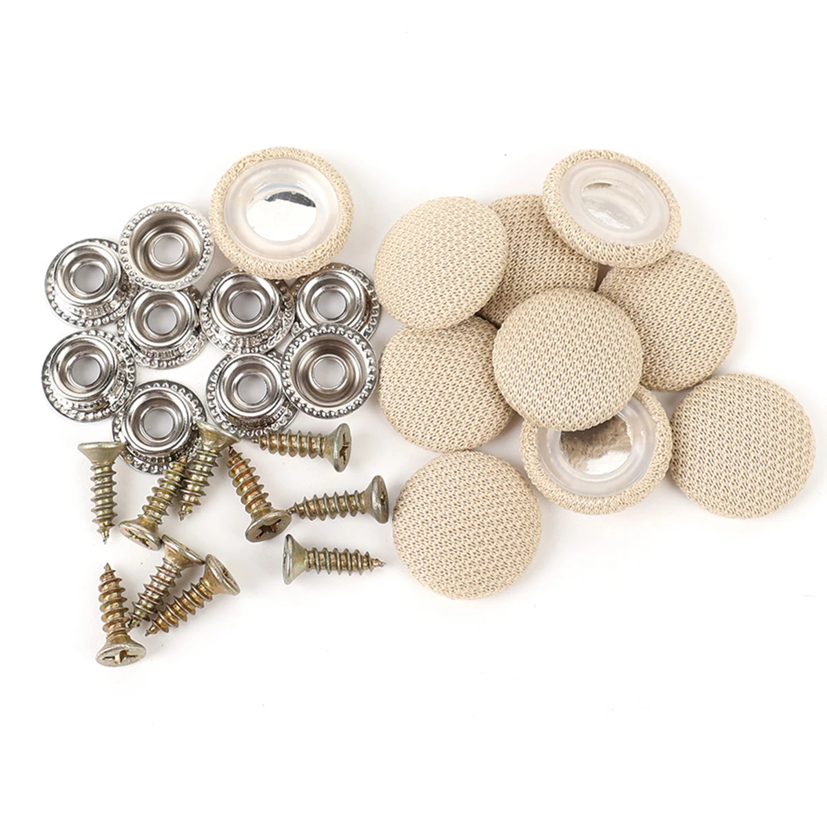 Auto Roof Retaining Buckle Headliner Repair Button Fabric Metal Rivet Car Interior Ceiling Sagging Fix Fastener Pin Clips Kits
