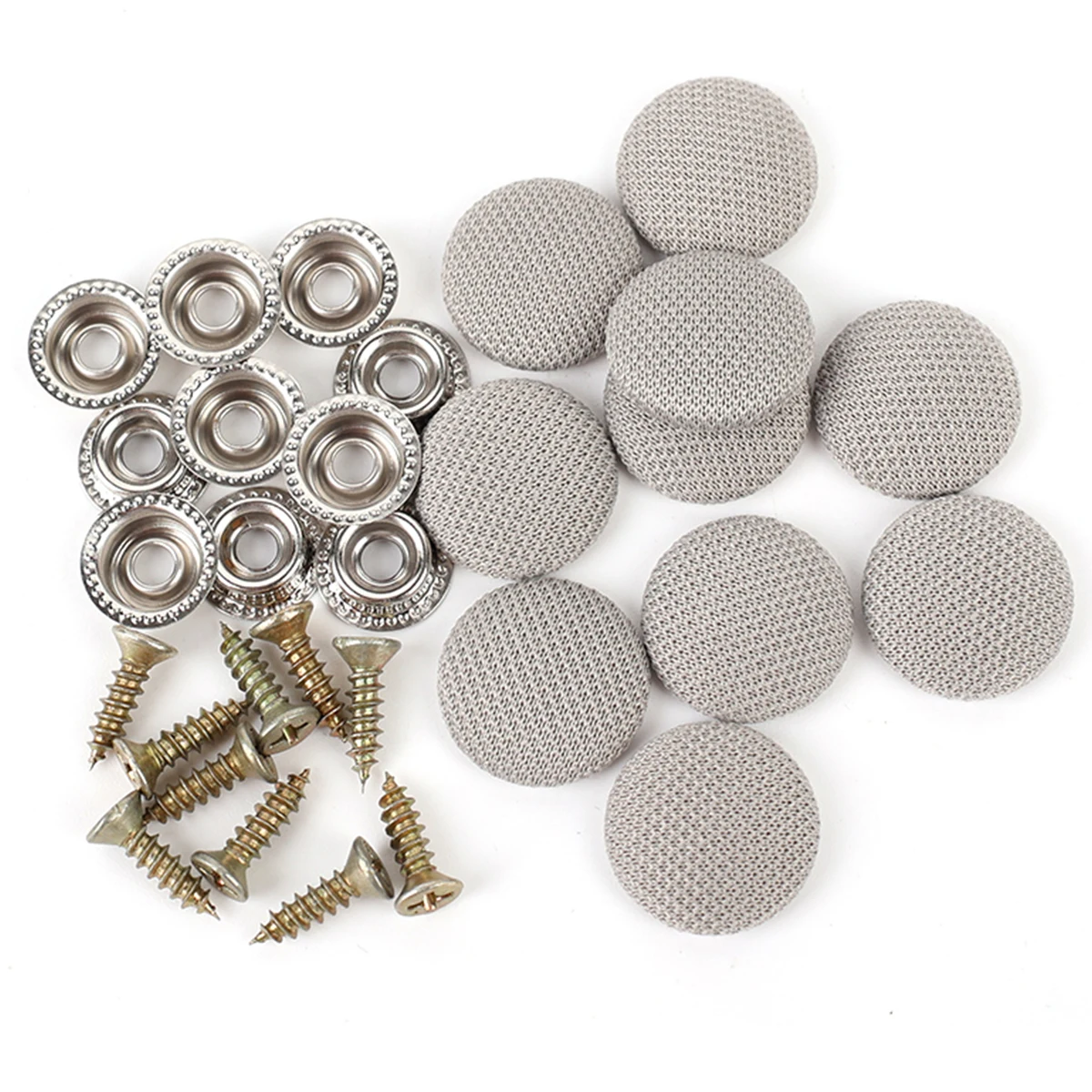 Auto Roof Retaining Buckle Headliner Repair Button Fabric Metal Rivet Car Interior Ceiling Sagging Fix Fastener Pin Clips Kits