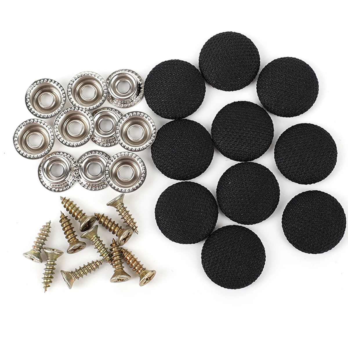 Auto Roof Retaining Buckle Headliner Repair Button Fabric Metal Rivet Car Interior Ceiling Sagging Fix Fastener Pin Clips Kits