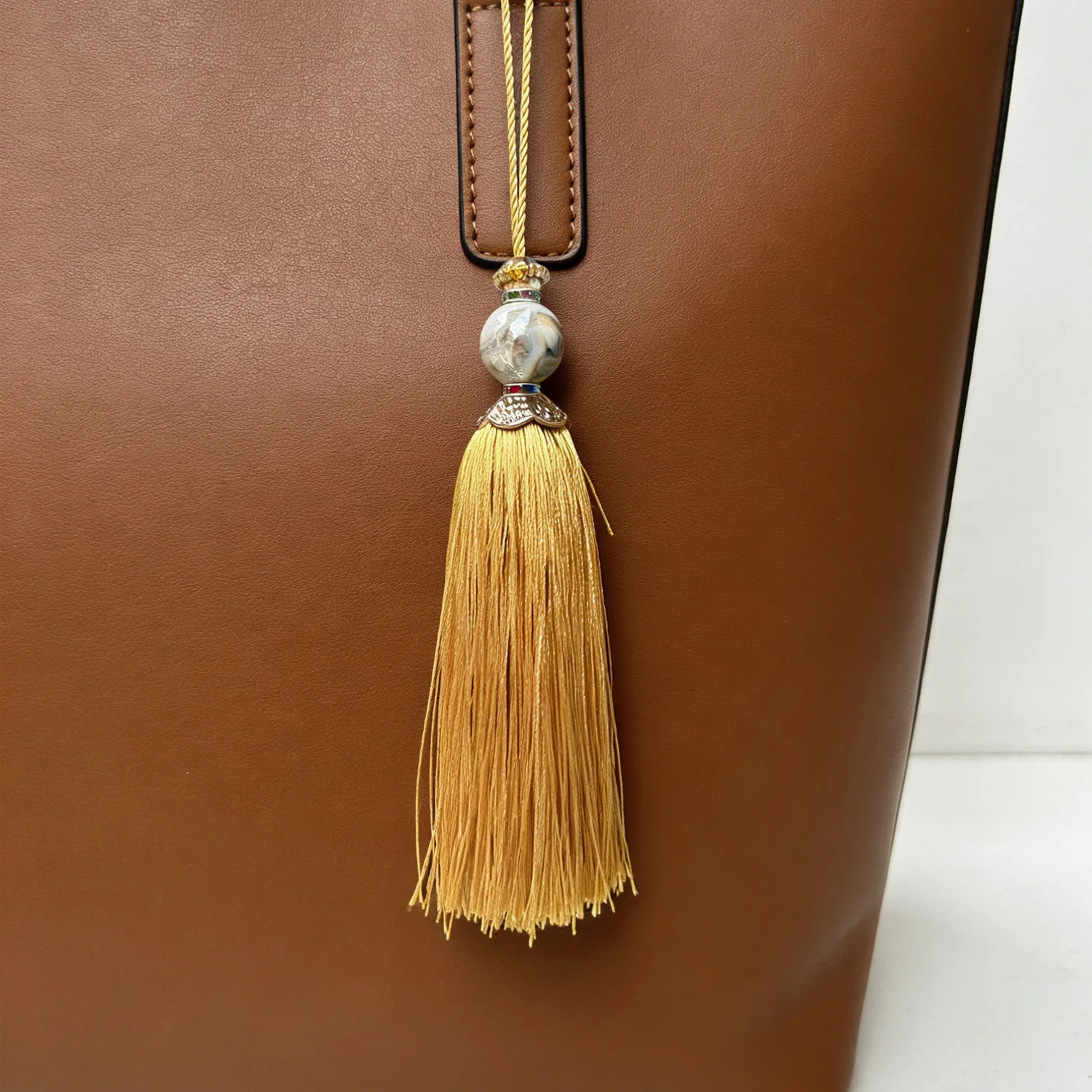 4 Pcs Key tassels Hanging Tassels Handmade Soft Craft Tassels with Loops for Home Decor, DIY, Bookmarks