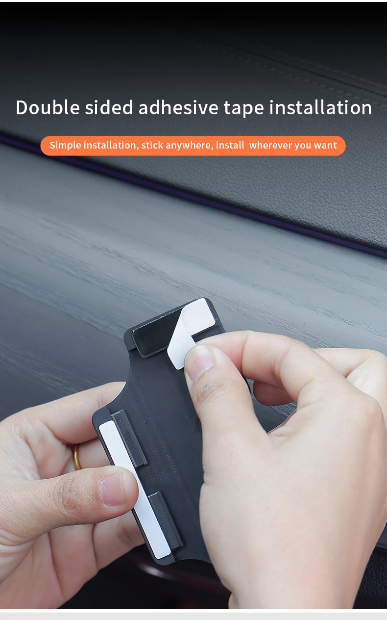 Newest Car Mounted Card Holder Voucher Storage Box Car Refueling High-Speed Card Slot Card Holder Creative Utensils Auto Storage