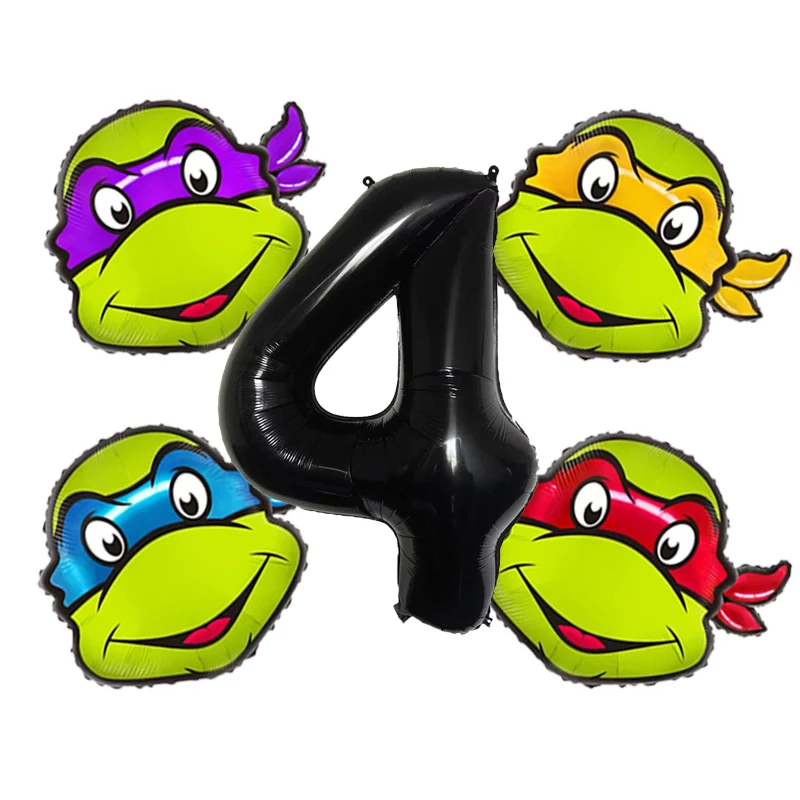 Teenage Mutant Ninja Turtles Latex & Foil Balloons Kids Birthday Party Baby Shower Decoration
