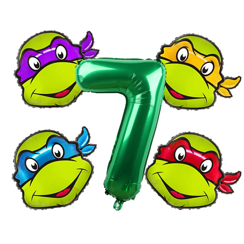 Teenage Mutant Ninja Turtles Latex & Foil Balloons Kids Birthday Party Baby Shower Decoration