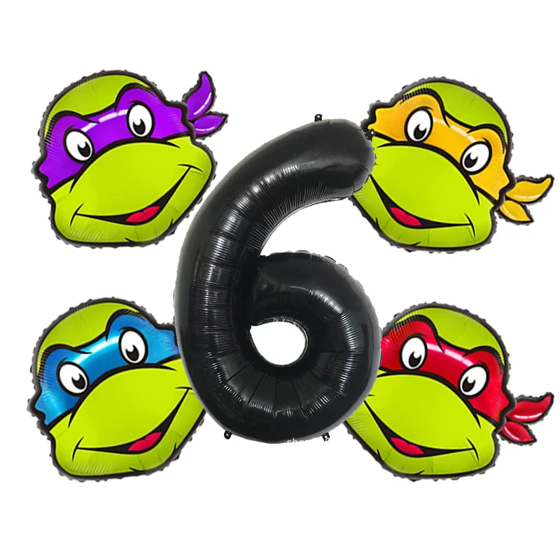 Teenage Mutant Ninja Turtles Latex & Foil Balloons Kids Birthday Party Baby Shower Decoration