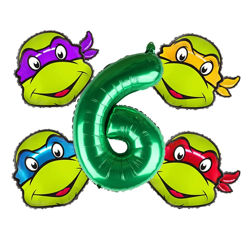 Teenage Mutant Ninja Turtles Latex & Foil Balloons Kids Birthday Party Baby Shower Decoration