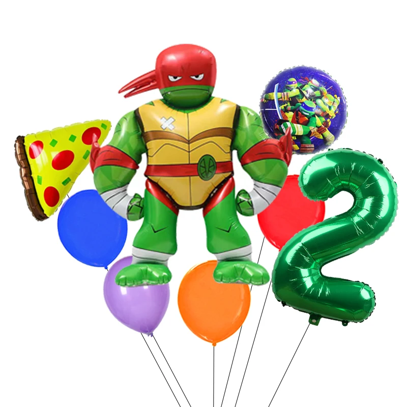 Teenage Mutant Ninja Turtles Latex & Foil Balloons Kids Birthday Party Baby Shower Decoration