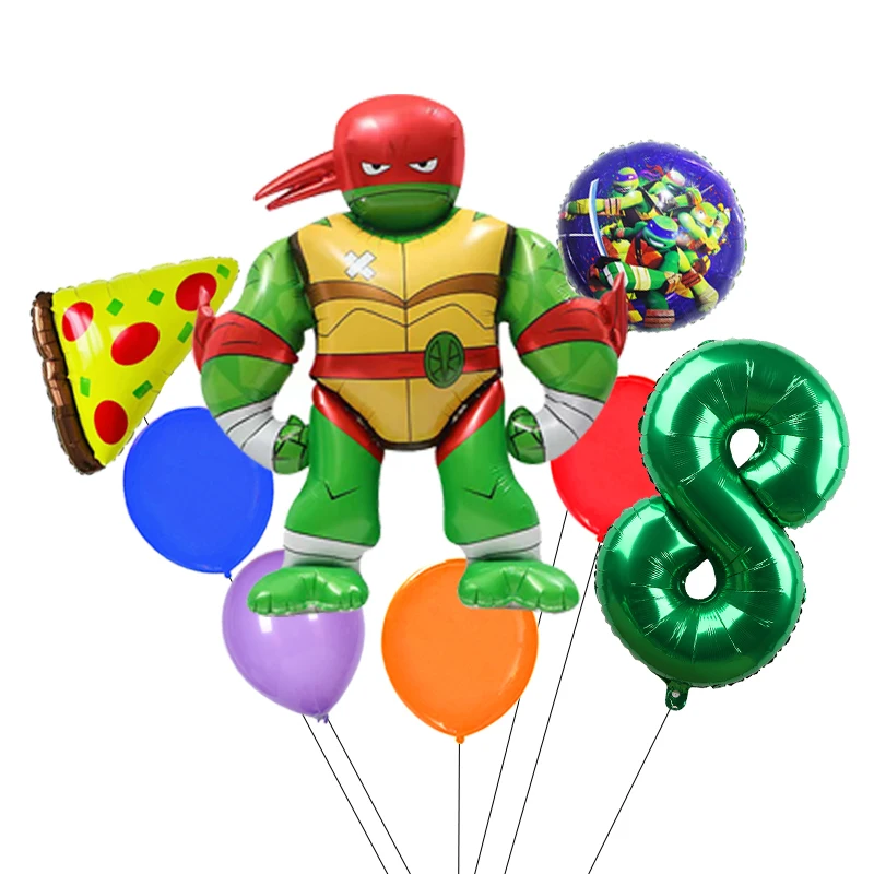 Teenage Mutant Ninja Turtles Latex & Foil Balloons Kids Birthday Party Baby Shower Decoration