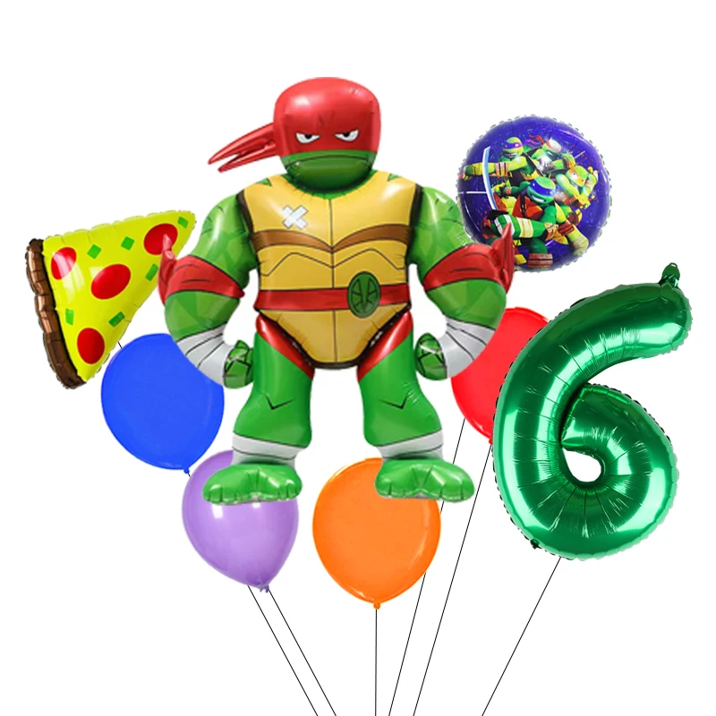 Teenage Mutant Ninja Turtles Latex & Foil Balloons Kids Birthday Party Baby Shower Decoration