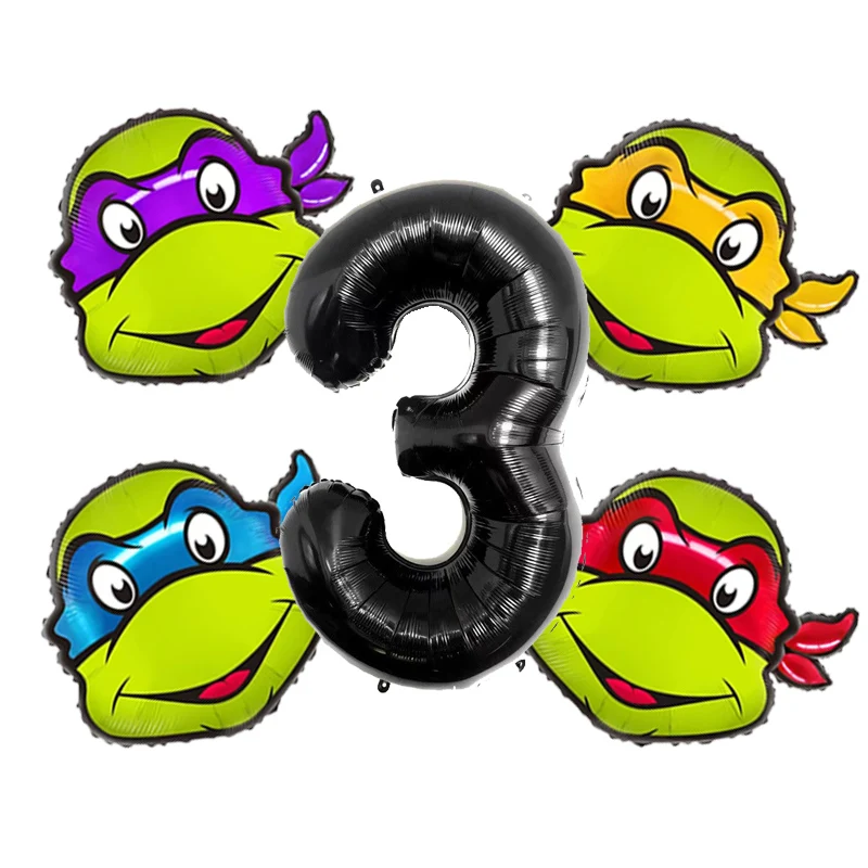 Teenage Mutant Ninja Turtles Latex & Foil Balloons Kids Birthday Party Baby Shower Decoration
