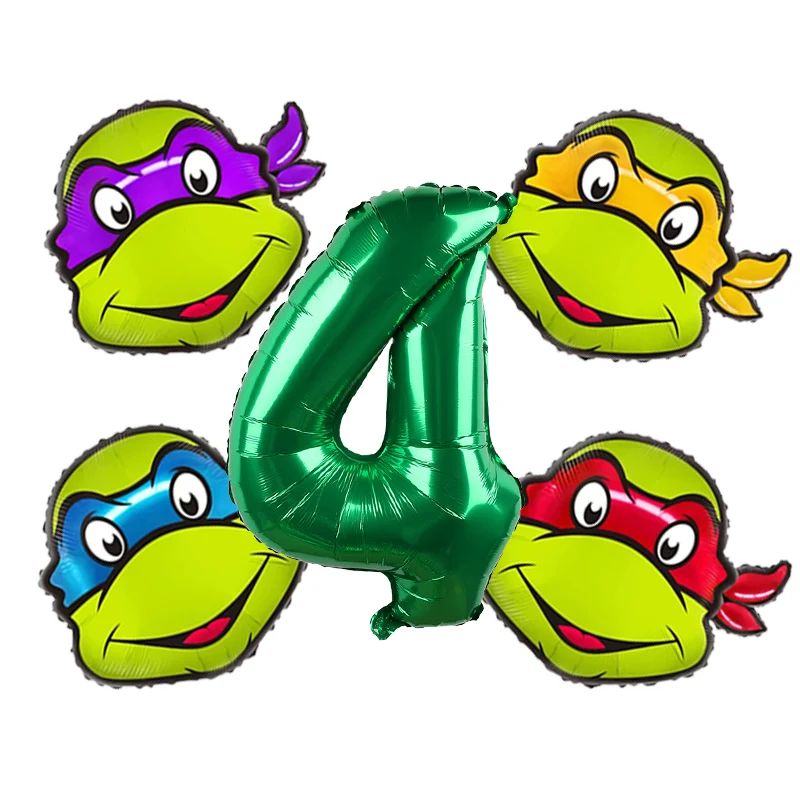 Teenage Mutant Ninja Turtles Latex & Foil Balloons Kids Birthday Party Baby Shower Decoration