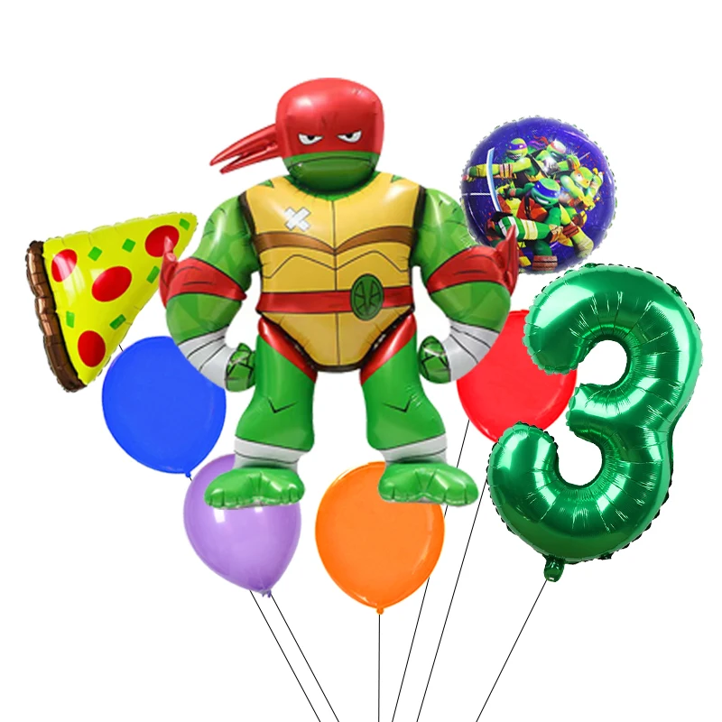 Teenage Mutant Ninja Turtles Latex & Foil Balloons Kids Birthday Party Baby Shower Decoration