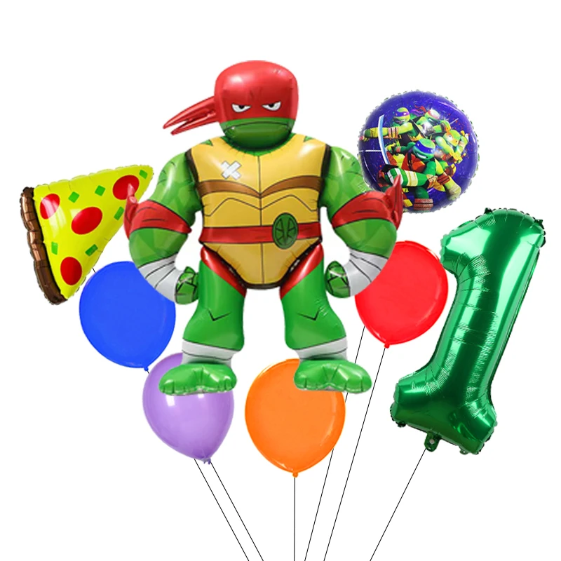Teenage Mutant Ninja Turtles Latex & Foil Balloons Kids Birthday Party Baby Shower Decoration