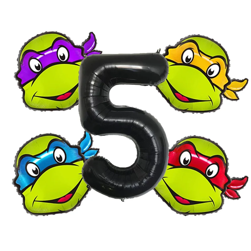 Teenage Mutant Ninja Turtles Latex & Foil Balloons Kids Birthday Party Baby Shower Decoration