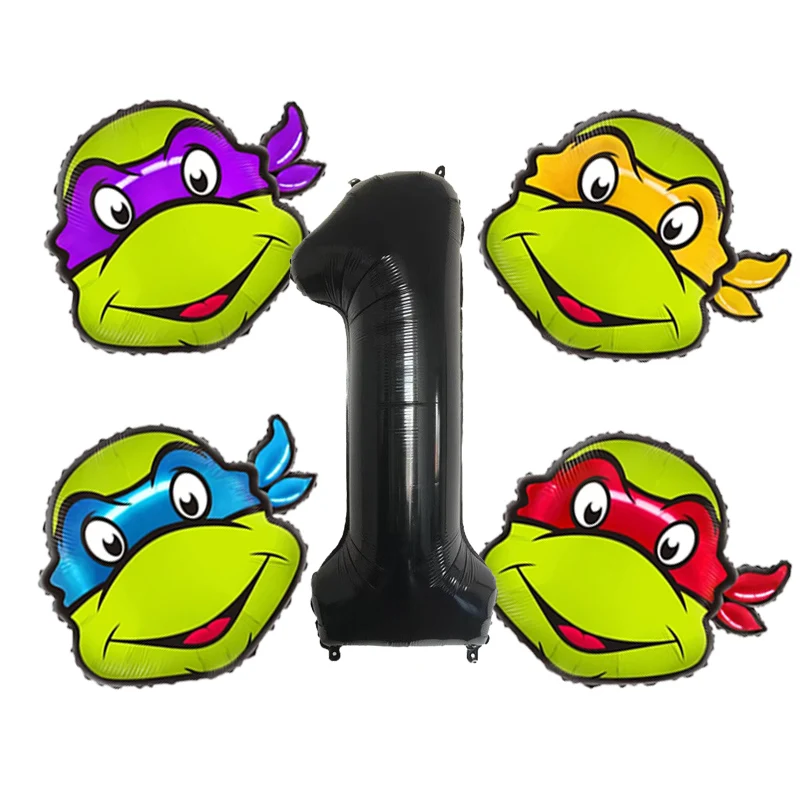 Teenage Mutant Ninja Turtles Latex & Foil Balloons Kids Birthday Party Baby Shower Decoration