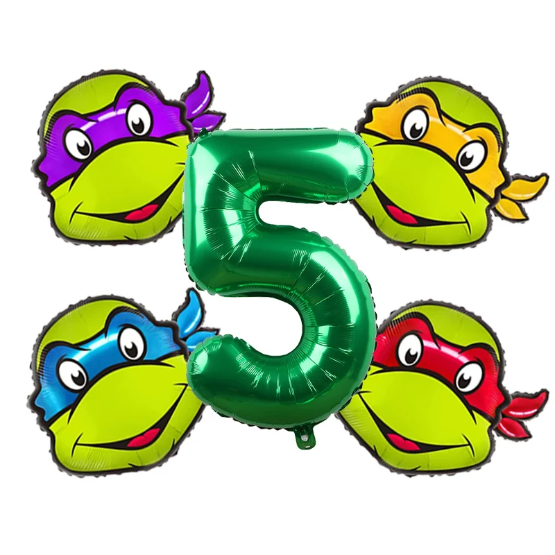 Teenage Mutant Ninja Turtles Latex & Foil Balloons Kids Birthday Party Baby Shower Decoration