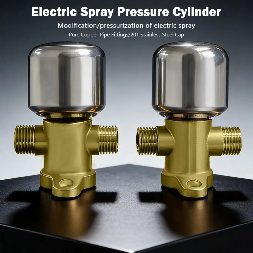 Removable Sprayer Pressure Cylinder Full Copper High Pressure Electric Sprayer Air Tank Corrosion-Resistant Booster Pressure