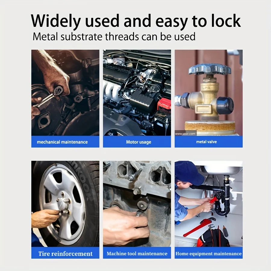 50ML 271 243 Screw Lock Threadlocker Red Screw Glue Thread Locking Agent Anaerobic Glue Anti-loose Universal Thread Sealants