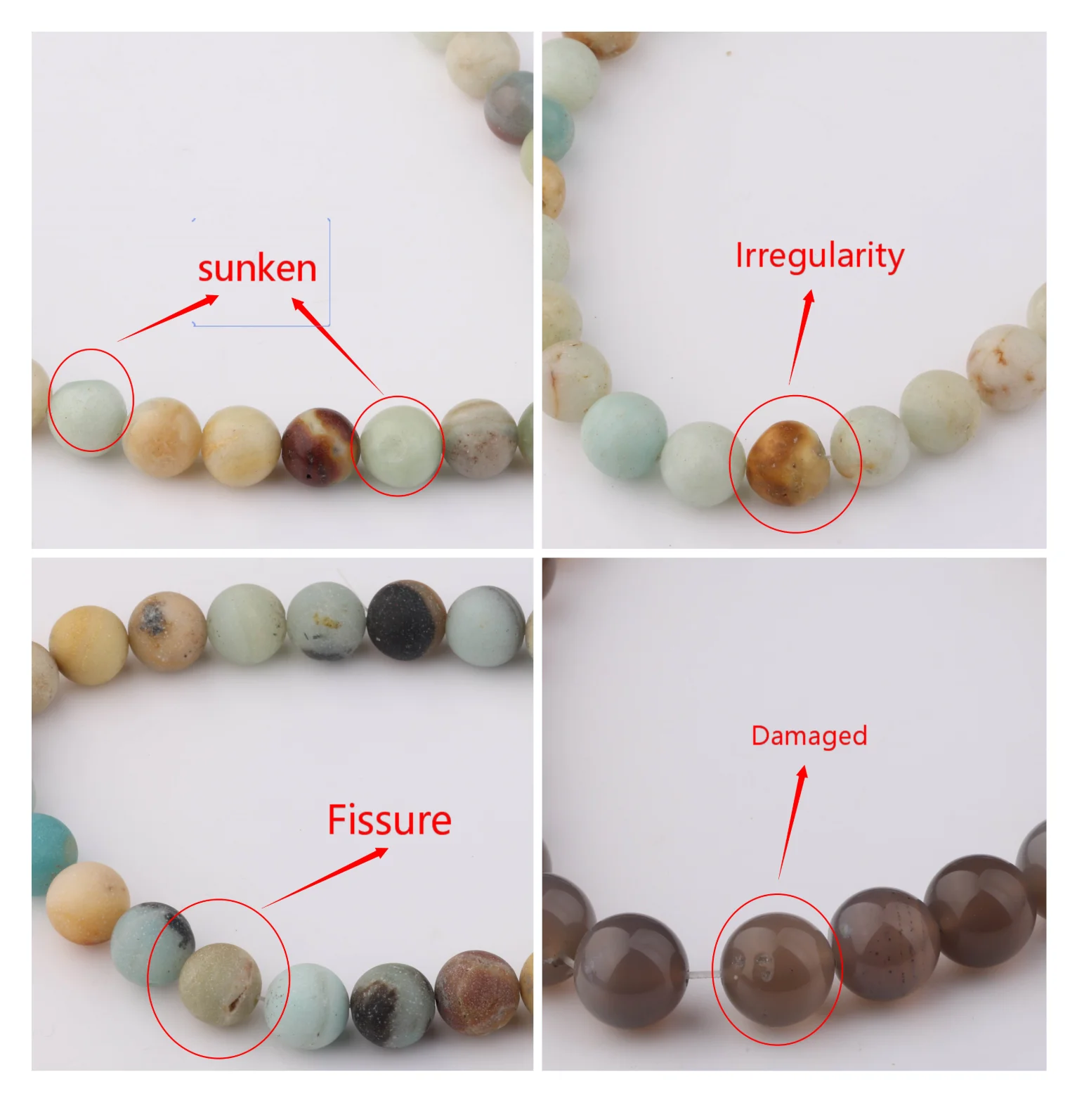 4 6 8 10 12mm Natural Stone Beads Lava Amazonite Agates Amethysts Turuoqises Round Loose Beads For DIY Making Bracelets Jewelry