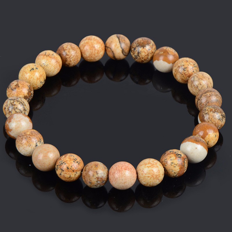 4 6 8 10 12mm Natural Stone Beads Lava Amazonite Agates Amethysts Turuoqises Round Loose Beads For DIY Making Bracelets Jewelry