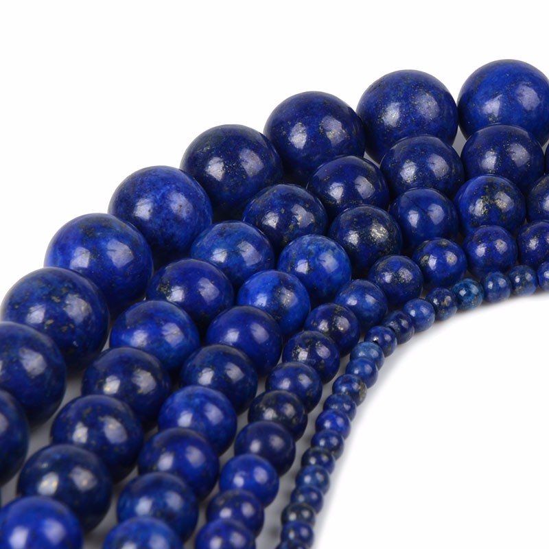4 6 8 10 12mm Natural Stone Beads Lava Amazonite Agates Amethysts Turuoqises Round Loose Beads For DIY Making Bracelets Jewelry