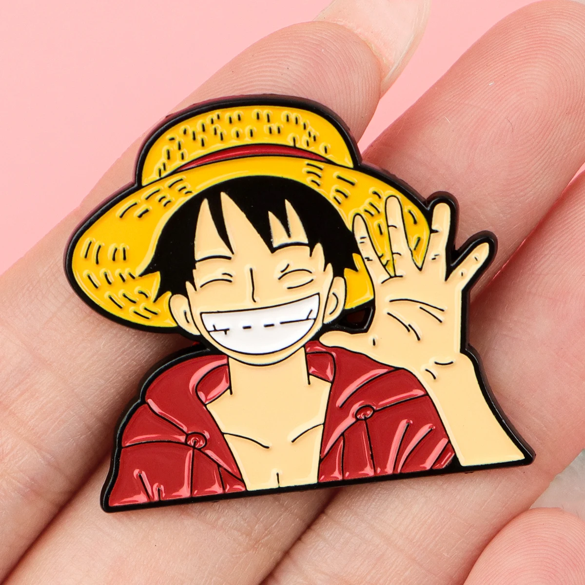 5pcs Anime Pirate Enamel Pin Cute Boy Brooch For Coat Women's Brooches Fashion Lapel Badges Jewelry Gift for Friends