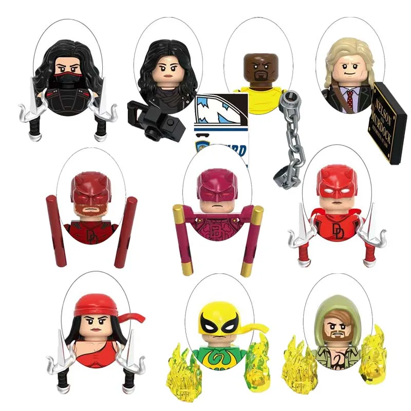 TV Drama Movie Blind Box Building Blocks Action Figures Assembly Mini Handmade Puzzle Collection Model Doll Bricks Toy Ornament