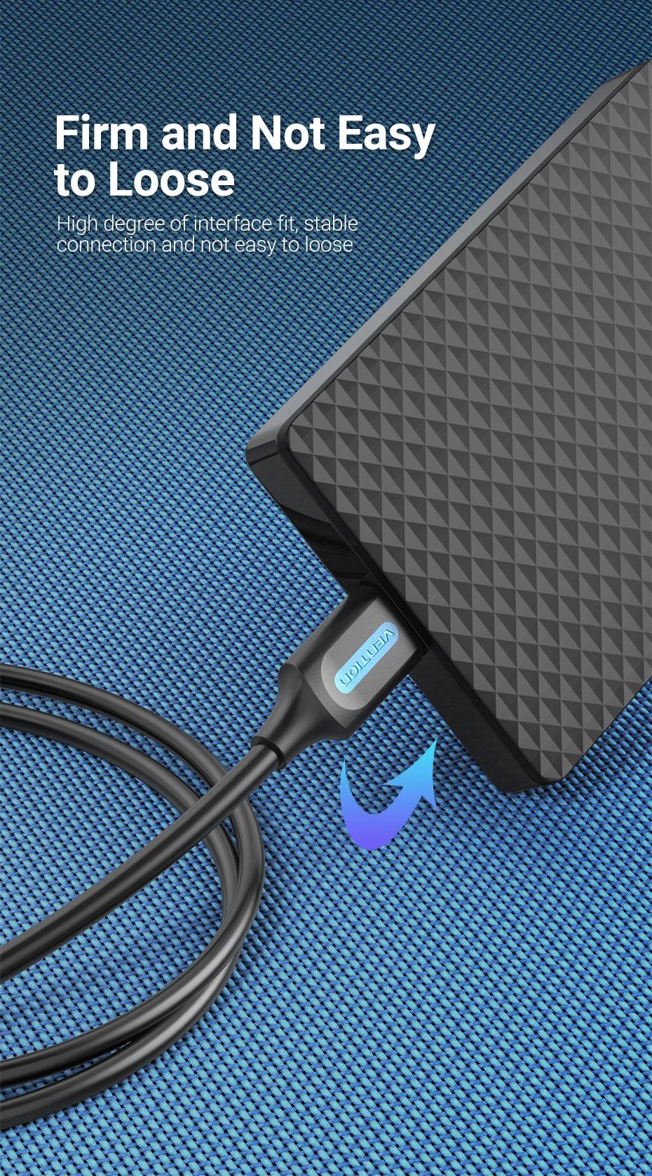 Vention Mini USB Cable Fast Charging USB to Mini USB Data Cable for Digital Camera HDD MP3 MP4 Player DVR GPS Mini USB 2.0 Cable