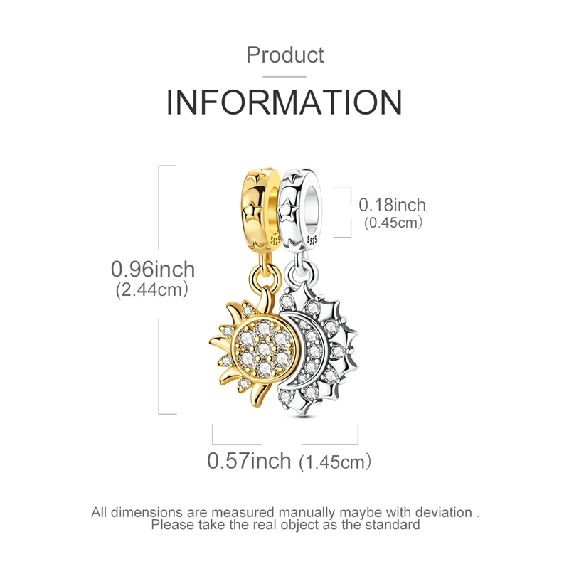 Hot 925 Sterling Silver Gold Charm Bead Pendant Airplane Elephant Heart Box Charm Fit Original Bracelet Woman DIY Jewelry Gift
