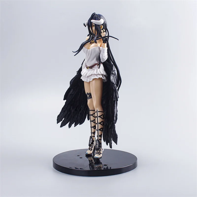 21cm Albedo Action Figures Black Wings Protector PVC Collectible Figure Undead Girl Home Decoration Model Toys For Kid Gift