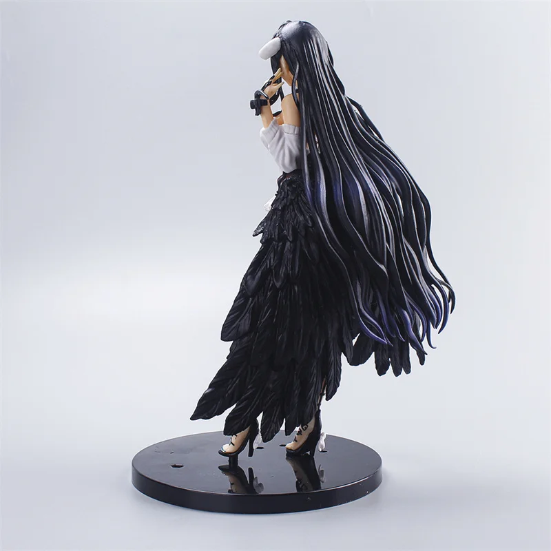 21cm Albedo Action Figures Black Wings Protector PVC Collectible Figure Undead Girl Home Decoration Model Toys For Kid Gift