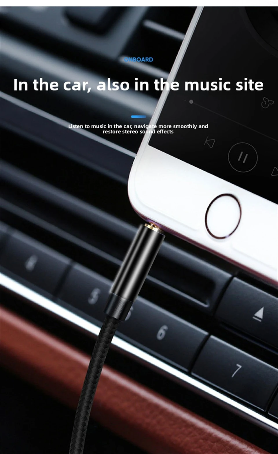 Headphone Extension Cable Male to Female Jack 3.5mm Aux Audio Extender Cable for Speaker Car MP3 MP4 Player for Earphone Adapter