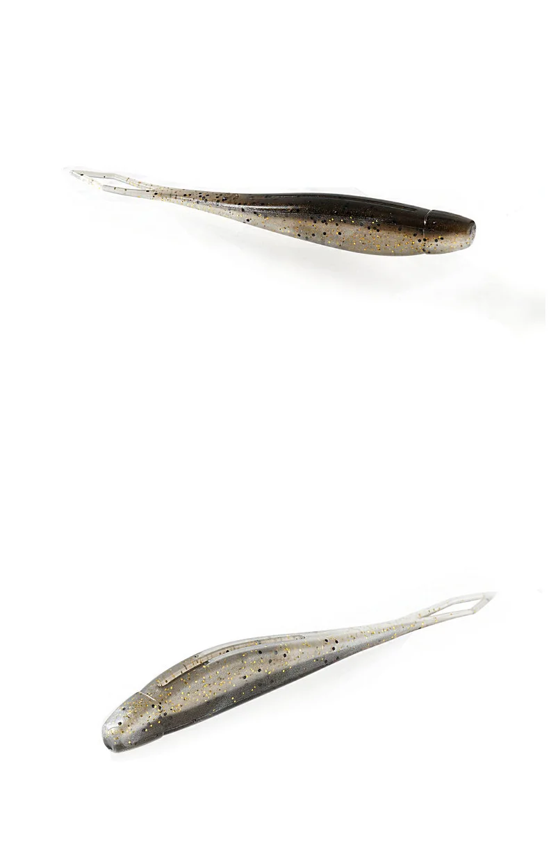 SUNMILE Shad Soft Jerkbait 80mm120mmTPE Floating Fluke Softbait ,Soft Lure For Feshwater Or Saltwater Bass Artificial