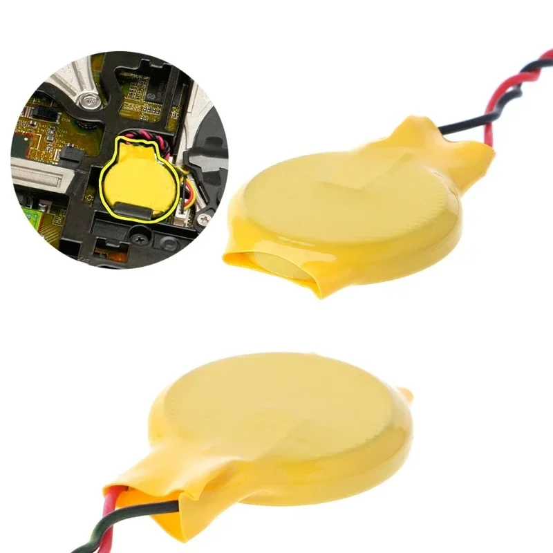5-30PCS CR2032 Battery with Wire 2pin Laptop Motherboard BIOS CMOS Battery Disassemble Button Battery CR2016 2032