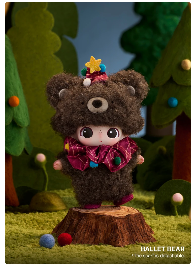 【EU EXCLD】POP MART DIMOO The Secret Theatre Club Series-Vinyl Plush Pendant Blind Box 1/6PCS Collectable Figure Cute Gift
