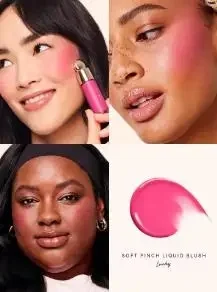 Rare Beauty Blush Set Liquid Mashed potatoes Blush Enhance Qi Blood Blush Powder Blush with Fine Texture Easy To Apply Blend