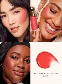 Rare Beauty Blush Set Liquid Mashed potatoes Blush Enhance Qi Blood Blush Powder Blush with Fine Texture Easy To Apply Blend