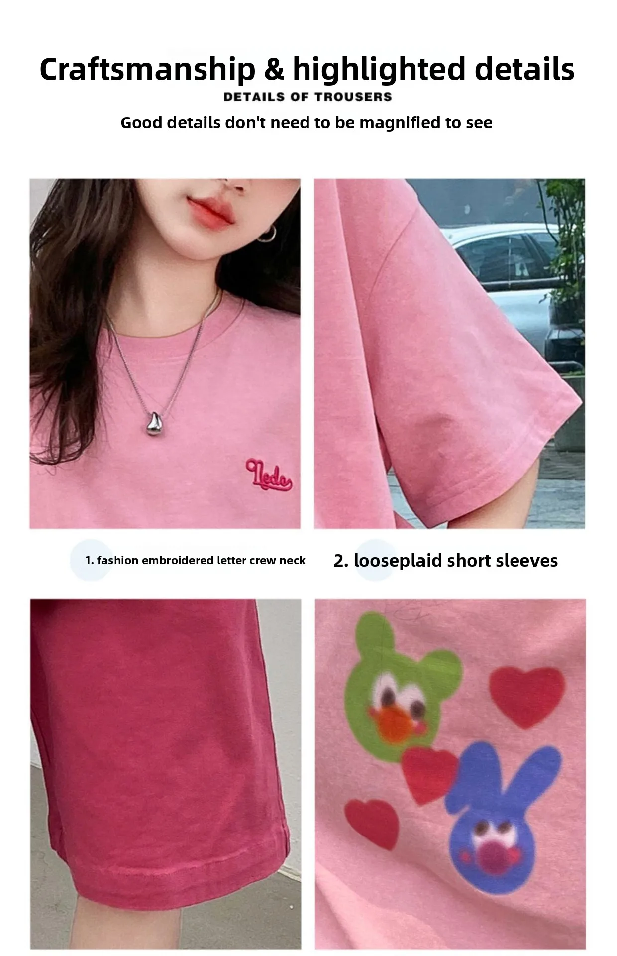 Summer Girls Cotton Alphabet Prints T-Shirt Tops+Plain Shorts Pant Workout Sets School Kids 2PCS Tracksuit Child Outfits 5-16 Yr