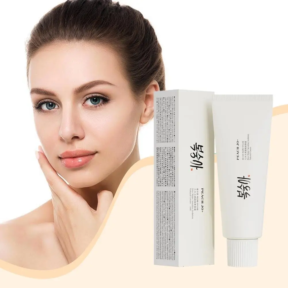 Korean Rice Extract Sunscreen Cream SPF50+ – Hydrating Moisturizing Tone-Up Primer, Lightweight Concealer, Even Skin Tone