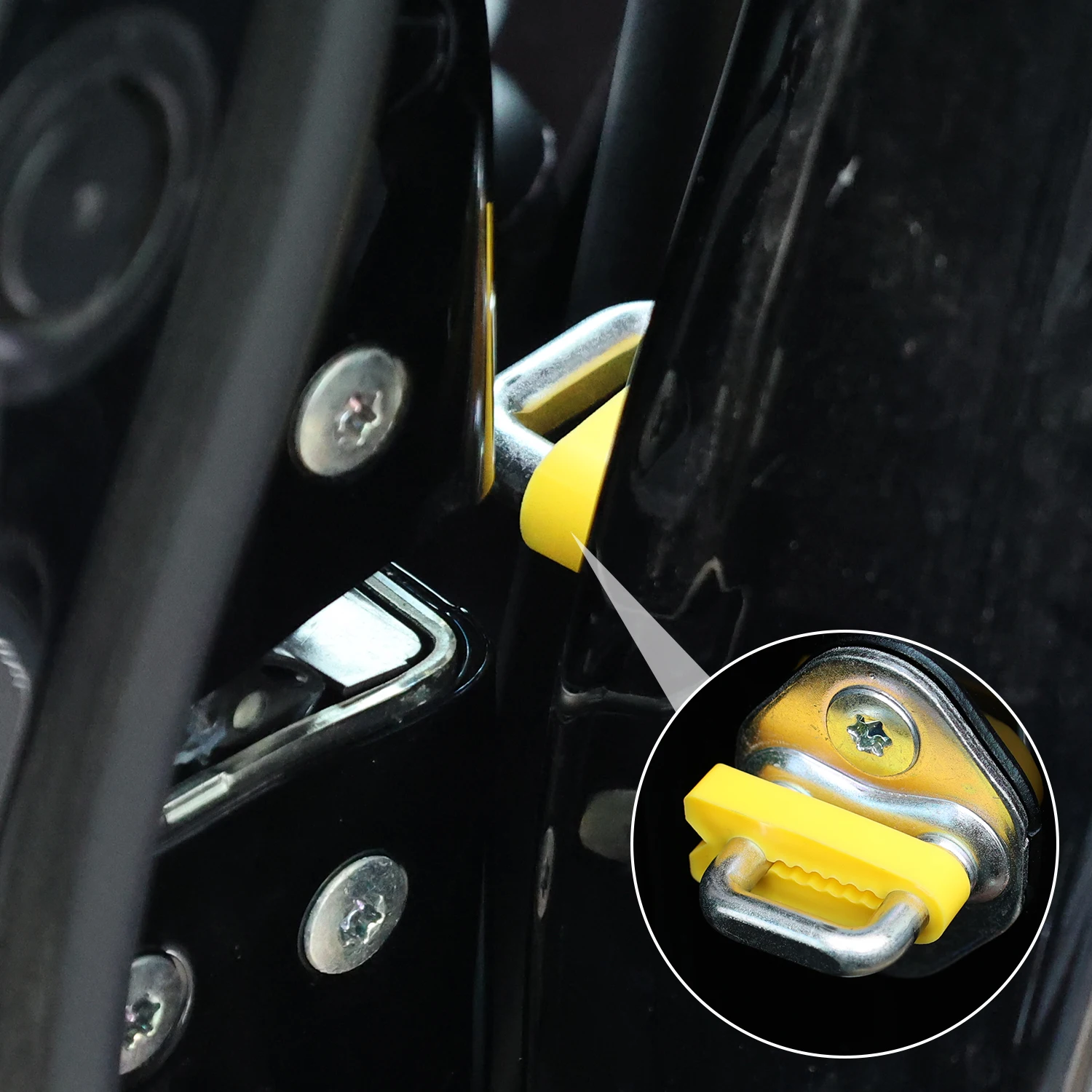 Soft Silicone Auto Door Lock Damper Buffer Pad Shock Absorber Anti Noise Soundproof Gasket Protection Sticker Accessories Kit